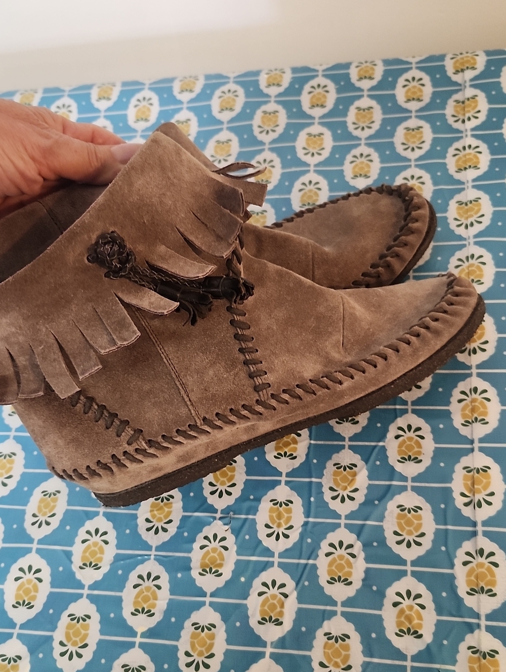 Barneys New York co-op wedge black booties 8.5 / 9